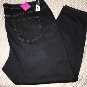 Lane Bryant size 26 skinny jeans dark blue